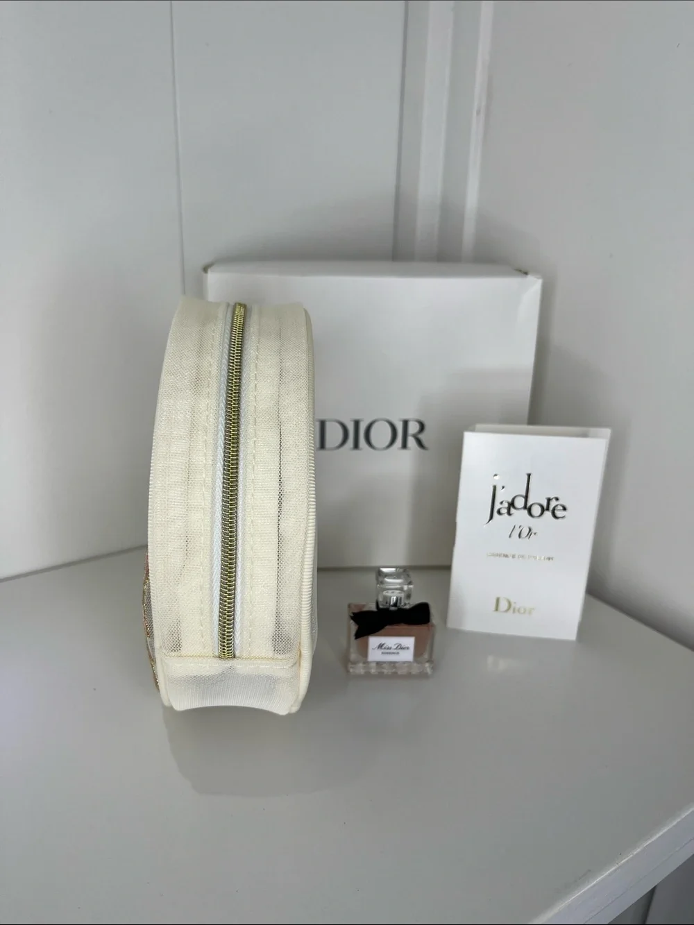 Dior Butterfly Pouch + Miss Dior Mini & J’adore L’Or Gift Set